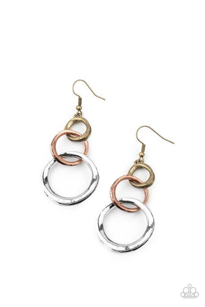 Harmoniously Handcrafted Multi Earrings-Jewelry-Paparazzi Accessories-Ericka C Wise, $5 Jewelry Paparazzi accessories jewelry ericka champion wise elite consultant life of the party fashion fix lead and nickel free florida palm bay melbourne