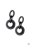 Havana Haute Black Earrings-Jewelry-Paparazzi Accessories-Ericka C Wise, $5 Jewelry Paparazzi accessories jewelry ericka champion wise elite consultant life of the party fashion fix lead and nickel free florida palm bay melbourne