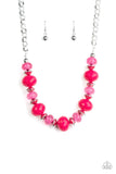 Hollywood Gossip Pink Necklace-Jewelry-Paparazzi Accessories-Ericka C Wise, $5 Jewelry Paparazzi accessories jewelry ericka champion wise elite consultant life of the party fashion fix lead and nickel free florida palm bay melbourne