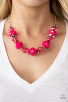 Hollywood Gossip Pink Necklace-Jewelry-Paparazzi Accessories-Ericka C Wise, $5 Jewelry Paparazzi accessories jewelry ericka champion wise elite consultant life of the party fashion fix lead and nickel free florida palm bay melbourne
