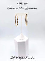 Hoop-De-Do Gold Hoop Earring-Jewelry-Paparazzi Accessories-Ericka C Wise, $5 Jewelry Paparazzi accessories jewelry ericka champion wise elite consultant life of the party fashion fix lead and nickel free florida palm bay melbourne