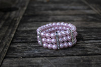 Vintage Pink Pearl Bracelet-Jewelry-Paparazzi Accessories-Ericka C Wise, $5 Jewelry Paparazzi accessories jewelry ericka champion wise elite consultant life of the party fashion fix lead and nickel free florida palm bay melbourne