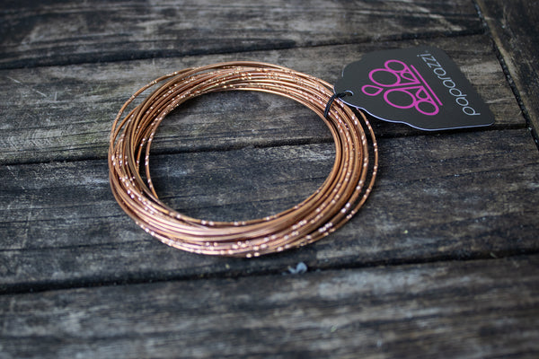 Vintage Copper Bangle Bracelet Set-Jewelry-Paparazzi Accessories-Ericka C Wise, $5 Jewelry Paparazzi accessories jewelry ericka champion wise elite consultant life of the party fashion fix lead and nickel free florida palm bay melbourne