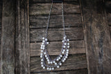 Vintage White Pearl Necklace-Jewelry-Paparazzi Accessories-Ericka C Wise, $5 Jewelry Paparazzi accessories jewelry ericka champion wise elite consultant life of the party fashion fix lead and nickel free florida palm bay melbourne