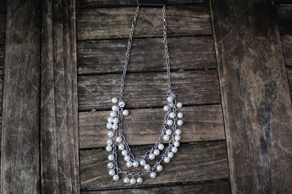 Paparazzi pearl choker hotsell