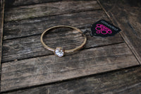Vintage Gold Rhinestone Bangle Bracelet-Jewelry-Paparazzi Accessories-Ericka C Wise, $5 Jewelry Paparazzi accessories jewelry ericka champion wise elite consultant life of the party fashion fix lead and nickel free florida palm bay melbourne