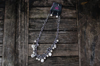 Vintage White Marbled Stone Necklace-Jewelry-Paparazzi Accessories-Ericka C Wise, $5 Jewelry Paparazzi accessories jewelry ericka champion wise elite consultant life of the party fashion fix lead and nickel free florida palm bay melbourne