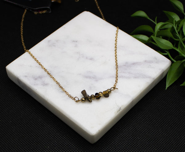Vintage Brown Stone Necklace-Jewelry-Paparazzi Accessories-Ericka C Wise, $5 Jewelry Paparazzi accessories jewelry ericka champion wise elite consultant life of the party fashion fix lead and nickel free florida palm bay melbourne