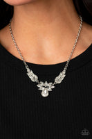I Need Some Heir White Necklace-Jewelry-Paparazzi Accessories-Ericka C Wise, $5 Jewelry Paparazzi accessories jewelry ericka champion wise elite consultant life of the party fashion fix lead and nickel free florida palm bay melbourne