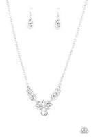 I Need Some Heir White Necklace-Jewelry-Paparazzi Accessories-Ericka C Wise, $5 Jewelry Paparazzi accessories jewelry ericka champion wise elite consultant life of the party fashion fix lead and nickel free florida palm bay melbourne
