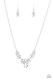 I Need Some Heir White Necklace-Jewelry-Paparazzi Accessories-Ericka C Wise, $5 Jewelry Paparazzi accessories jewelry ericka champion wise elite consultant life of the party fashion fix lead and nickel free florida palm bay melbourne