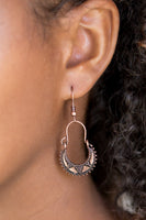 Industrially Indigenous Copper Earrings-Jewelry-Paparazzi Accessories-Ericka C Wise, $5 Jewelry Paparazzi accessories jewelry ericka champion wise elite consultant life of the party fashion fix lead and nickel free florida palm bay melbourne