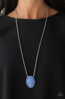 Intensely Illuminated Blue Necklace-Jewelry-Paparazzi Accessories-Ericka C Wise, $5 Jewelry Paparazzi accessories jewelry ericka champion wise elite consultant life of the party fashion fix lead and nickel free florida palm bay melbourne