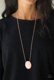 Intensely Illuminated Copper Necklace-simple-Ericka C Wise, $5 Jewelry -Ericka C Wise, $5 Jewelry Paparazzi accessories jewelry ericka champion wise elite consultant life of the party fashion fix lead and nickel free florida palm bay melbourne