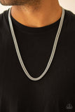 Knockout King Silver Urban Necklace-Jewelry-Paparazzi Accessories-Ericka C Wise, $5 Jewelry Paparazzi accessories jewelry ericka champion wise elite consultant life of the party fashion fix lead and nickel free florida palm bay melbourne