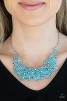 Let the Festivities Begin Blue Necklace-Jewelry-Paparazzi Accessories-Ericka C Wise, $5 Jewelry Paparazzi accessories jewelry ericka champion wise elite consultant life of the party fashion fix lead and nickel free florida palm bay melbourne