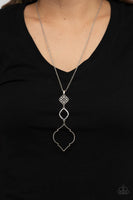 Marrakesh Mystery Silver Necklace-Jewelry-Paparazzi Accessories-Ericka C Wise, $5 Jewelry Paparazzi accessories jewelry ericka champion wise elite consultant life of the party fashion fix lead and nickel free florida palm bay melbourne