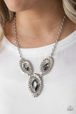 Metro Mystique Silver Necklace-Jewelry-Paparazzi Accessories-Ericka C Wise, $5 Jewelry Paparazzi accessories jewelry ericka champion wise elite consultant life of the party fashion fix lead and nickel free florida palm bay melbourne
