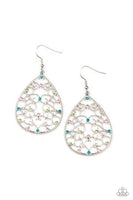 Midnight Carriage Multi Earrings-Jewelry-Paparazzi Accessories-Ericka C Wise, $5 Jewelry Paparazzi accessories jewelry ericka champion wise elite consultant life of the party fashion fix lead and nickel free florida palm bay melbourne