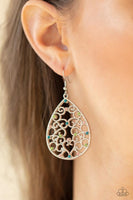 Midnight Carriage Multi Earrings-Jewelry-Paparazzi Accessories-Ericka C Wise, $5 Jewelry Paparazzi accessories jewelry ericka champion wise elite consultant life of the party fashion fix lead and nickel free florida palm bay melbourne