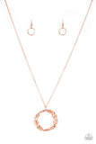 Millennilal Minimalist Copper Necklace-Jewelry-Paparazzi Accessories-Ericka C Wise, $5 Jewelry Paparazzi accessories jewelry ericka champion wise elite consultant life of the party fashion fix lead and nickel free florida palm bay melbourne