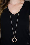 Millennilal Minimalist Copper Necklace-Jewelry-Paparazzi Accessories-Ericka C Wise, $5 Jewelry Paparazzi accessories jewelry ericka champion wise elite consultant life of the party fashion fix lead and nickel free florida palm bay melbourne