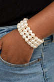 Modern Day Majesty Gold Bracelet-Jewelry-Paparazzi Accessories-Ericka C Wise, $5 Jewelry Paparazzi accessories jewelry ericka champion wise elite consultant life of the party fashion fix lead and nickel free florida palm bay melbourne