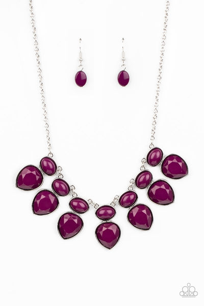 Modern Masquerade Purple Necklace-Jewelry-Paparazzi Accessories-Ericka C Wise, $5 Jewelry Paparazzi accessories jewelry ericka champion wise elite consultant life of the party fashion fix lead and nickel free florida palm bay melbourne