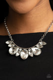 Never Slay Never White Necklace-Jewelry-Paparazzi Accessories-Ericka C Wise, $5 Jewelry Paparazzi accessories jewelry ericka champion wise elite consultant life of the party fashion fix lead and nickel free florida palm bay melbourne