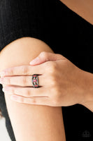 Noble Nova Red Ring-Jewelry-Paparazzi Accessories-Ericka C Wise, $5 Jewelry Paparazzi accessories jewelry ericka champion wise elite consultant life of the party fashion fix lead and nickel free florida palm bay melbourne