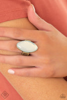 Opal Odyssey Brass Ring-Jewelry-Paparazzi Accessories-Ericka C Wise, $5 Jewelry Paparazzi accessories jewelry ericka champion wise elite consultant life of the party fashion fix lead and nickel free florida palm bay melbourne