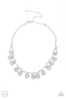Princess Promience White Choker Necklace-Jewelry-Paparazzi Accessories-Ericka C Wise, $5 Jewelry Paparazzi accessories jewelry ericka champion wise elite consultant life of the party fashion fix lead and nickel free florida palm bay melbourne