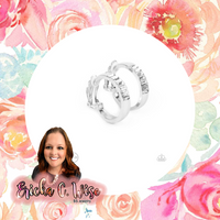Ready, Steady, Glow White Clip On Hoop Earrings-Jewelry-Paparazzi Accessories-Ericka C Wise, $5 Jewelry Paparazzi accessories jewelry ericka champion wise elite consultant life of the party fashion fix lead and nickel free florida palm bay melbourne