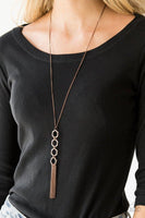 Ready, Set, GEO Copper Necklace-Jewelry-Paparazzi Accessories-Ericka C Wise, $5 Jewelry Paparazzi accessories jewelry ericka champion wise elite consultant life of the party fashion fix lead and nickel free florida palm bay melbourne