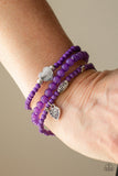 Really Romantic Purple Bracelet-Jewelry-Ericka C Wise, $5 Jewelry-Ericka C Wise, $5 Jewelry Paparazzi accessories jewelry ericka champion wise elite consultant life of the party fashion fix lead and nickel free florida palm bay melbourne
