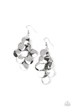 Resplendent Reflection Silver Earrings-Jewelry-Paparazzi Accessories-Ericka C Wise, $5 Jewelry Paparazzi accessories jewelry ericka champion wise elite consultant life of the party fashion fix lead and nickel free florida palm bay melbourne