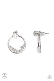 Rich Blitz Silver Earrings-Jewelry-Paparazzi Accessories-Ericka C Wise, $5 Jewelry Paparazzi accessories jewelry ericka champion wise elite consultant life of the party fashion fix lead and nickel free florida palm bay melbourne