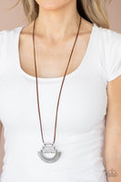 Rise and Shrine Brown Necklace-Jewelry-Paparazzi Accessories-Ericka C Wise, $5 Jewelry Paparazzi accessories jewelry ericka champion wise elite consultant life of the party fashion fix lead and nickel free florida palm bay melbourne