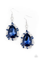 Royal Recognition Blue Earrings-Jewelry-Paparazzi Accessories-Ericka C Wise, $5 Jewelry Paparazzi accessories jewelry ericka champion wise elite consultant life of the party fashion fix lead and nickel free florida palm bay melbourne