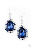 Royal Recognition Blue Earrings-Jewelry-Paparazzi Accessories-Ericka C Wise, $5 Jewelry Paparazzi accessories jewelry ericka champion wise elite consultant life of the party fashion fix lead and nickel free florida palm bay melbourne