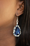 Royal Recognition Blue Earrings-Jewelry-Paparazzi Accessories-Ericka C Wise, $5 Jewelry Paparazzi accessories jewelry ericka champion wise elite consultant life of the party fashion fix lead and nickel free florida palm bay melbourne