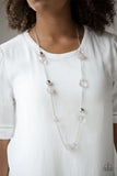 Royal Roller Silver Necklace-Jewelry-Paparazzi Accessories-Ericka C Wise, $5 Jewelry Paparazzi accessories jewelry ericka champion wise elite consultant life of the party fashion fix lead and nickel free florida palm bay melbourne