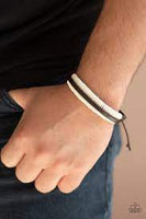 Rugged Roper Brown Bracelet-Jewelry-Paparazzi Accessories-Ericka C Wise, $5 Jewelry Paparazzi accessories jewelry ericka champion wise elite consultant life of the party fashion fix lead and nickel free florida palm bay melbourne