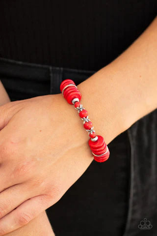 Red sales bracelet paparazzi