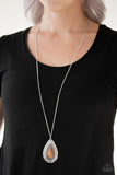 Sedona Solstic Orange Necklace-Jewelry-Paparazzi Accessories-Ericka C Wise, $5 Jewelry Paparazzi accessories jewelry ericka champion wise elite consultant life of the party fashion fix lead and nickel free florida palm bay melbourne