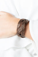 Shooting Stars Copper Bracelet-Jewelry-Paparazzi Accessories-Ericka C Wise, $5 Jewelry Paparazzi accessories jewelry ericka champion wise elite consultant life of the party fashion fix lead and nickel free florida palm bay melbourne