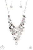 Spotlight Ready Silver Necklace-Jewelry-Paparazzi Accessories-Ericka C Wise, $5 Jewelry Paparazzi accessories jewelry ericka champion wise elite consultant life of the party fashion fix lead and nickel free florida palm bay melbourne