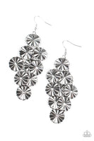 Star Spangled Shine Silver Earrings-Jewelry-Paparazzi Accessories-Ericka C Wise, $5 Jewelry Paparazzi accessories jewelry ericka champion wise elite consultant life of the party fashion fix lead and nickel free florida palm bay melbourne