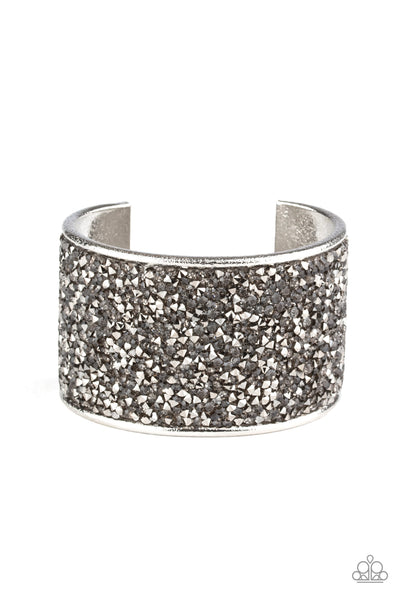 Stellar Radiance Silver Bracelet-Jewelry-Paparazzi Accessories-Ericka C Wise, $5 Jewelry Paparazzi accessories jewelry ericka champion wise elite consultant life of the party fashion fix lead and nickel free florida palm bay melbourne