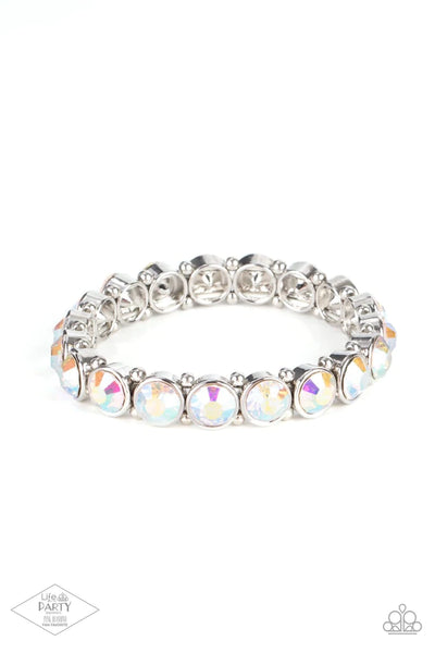 Sugar Coated Sparkle Multi Bracelet-Jewelry-Paparazzi Accessories-Ericka C Wise, $5 Jewelry Paparazzi accessories jewelry ericka champion wise elite consultant life of the party fashion fix lead and nickel free florida palm bay melbourne